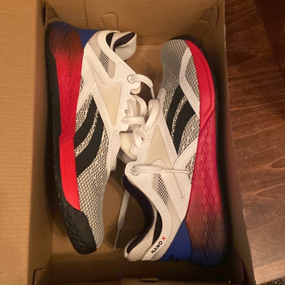 Reebok Nano X Training Shoes in Black and Red